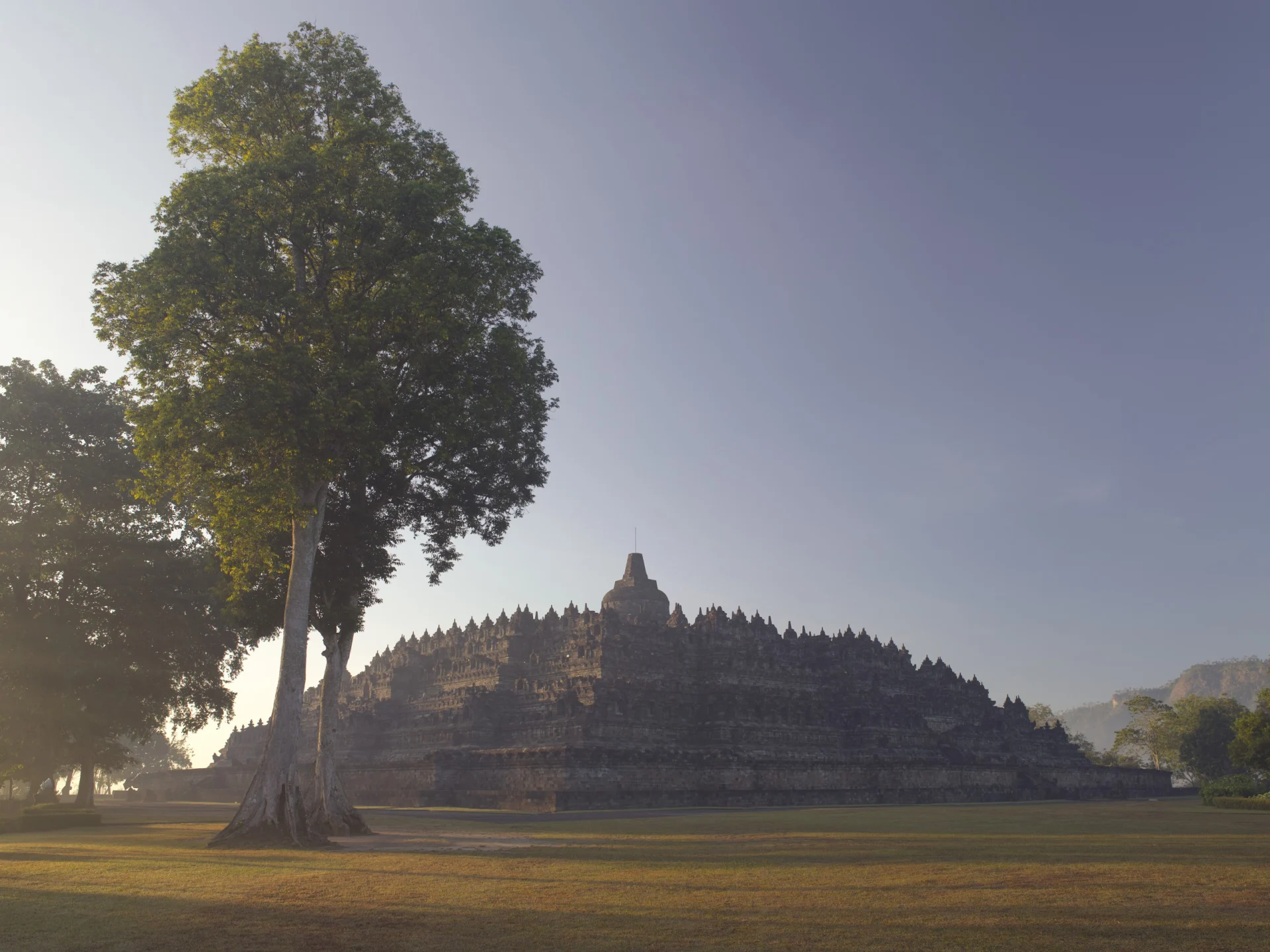 Borobudur View from Distant