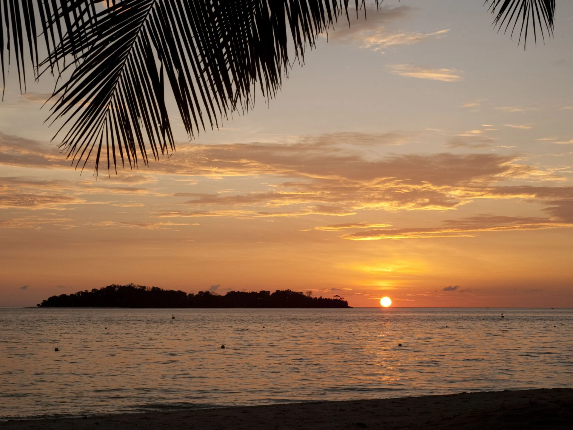 Sunset at North Sulawesi
