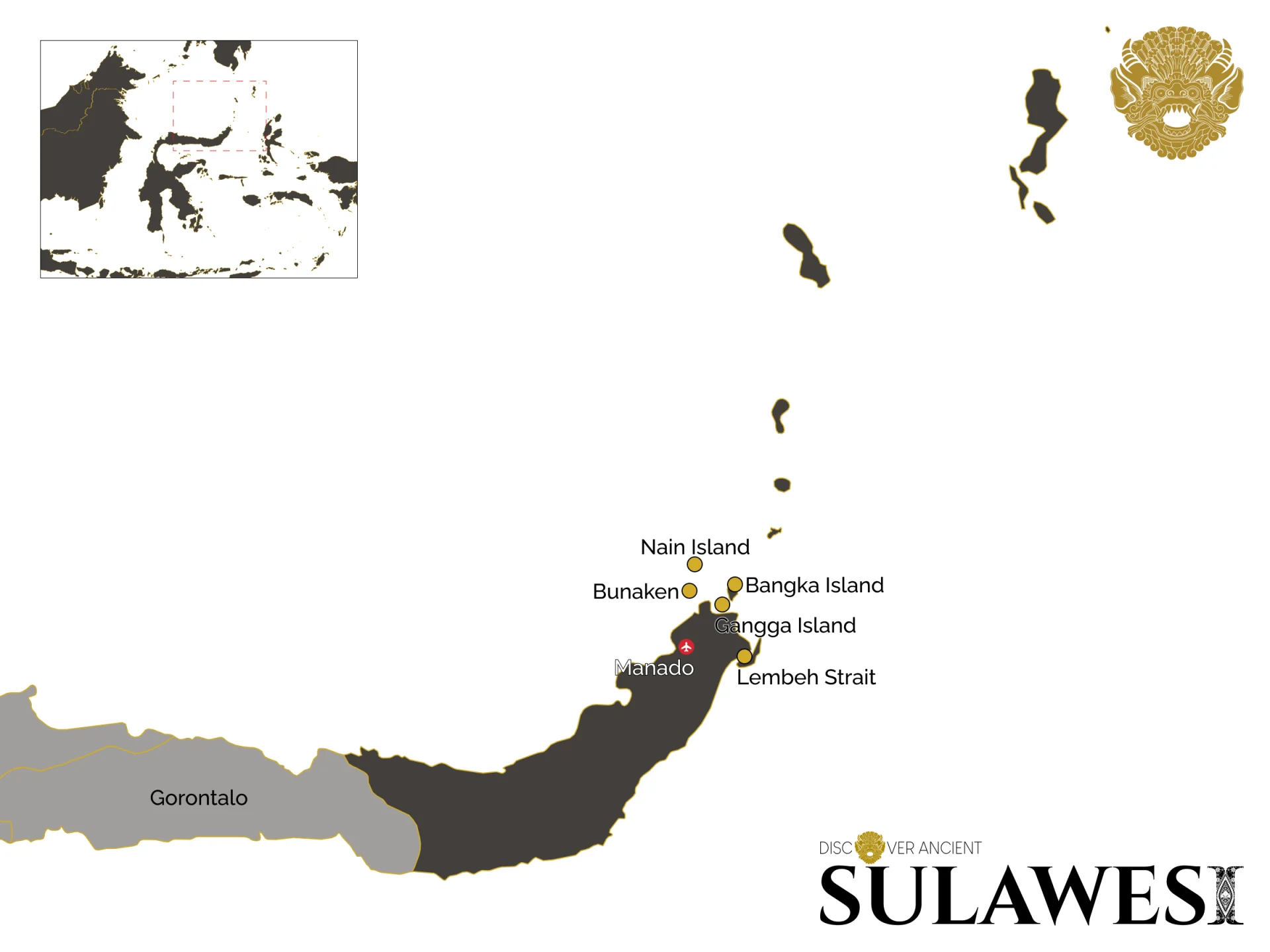 North Sulawesi Map