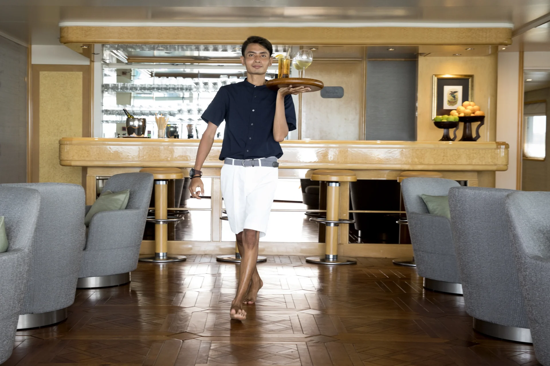 Attentive services with a smile