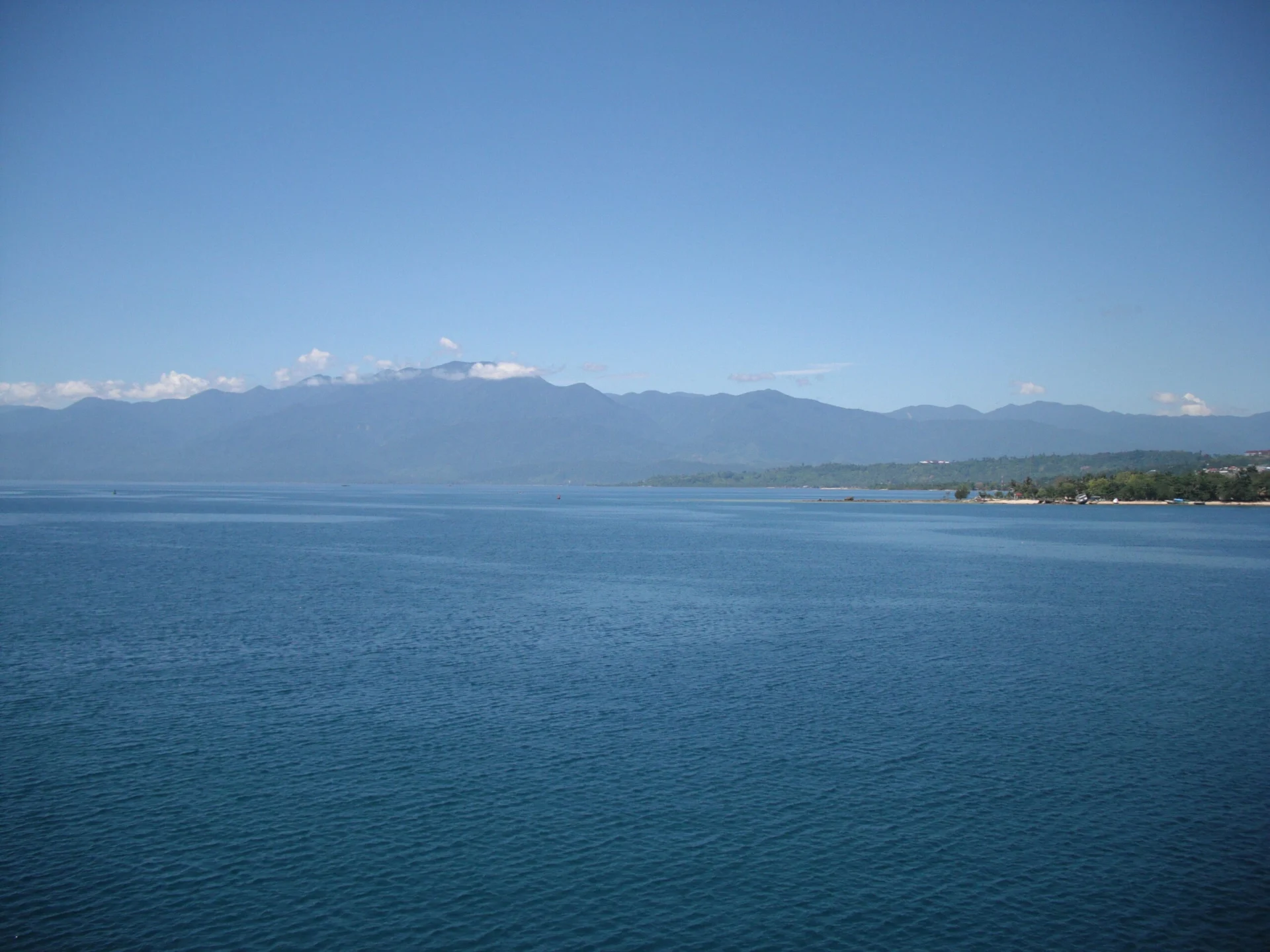 Arfak Mountains Range from the Cenderawasih Bay