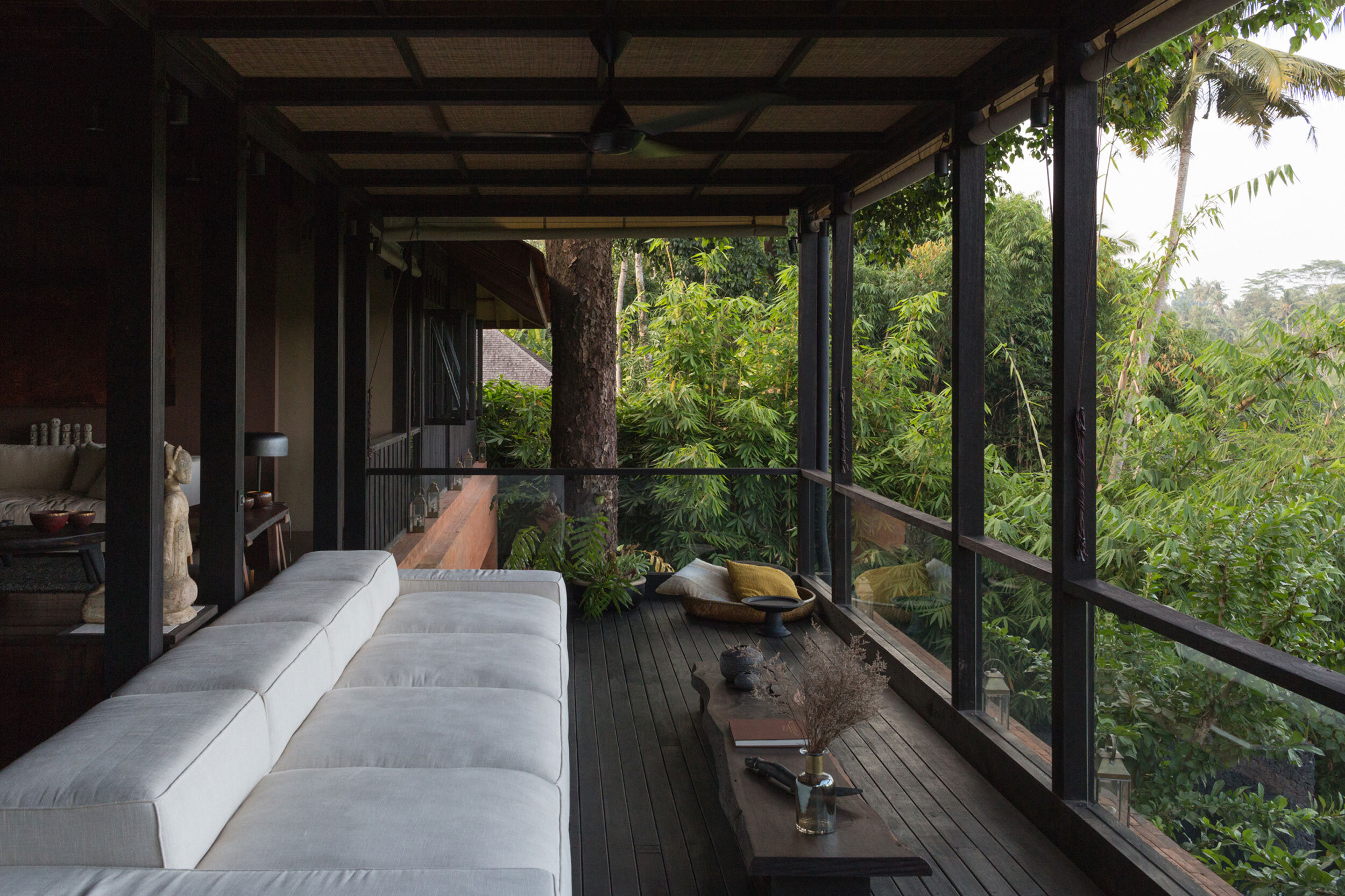 Rumah Fajar balcony on the top floor