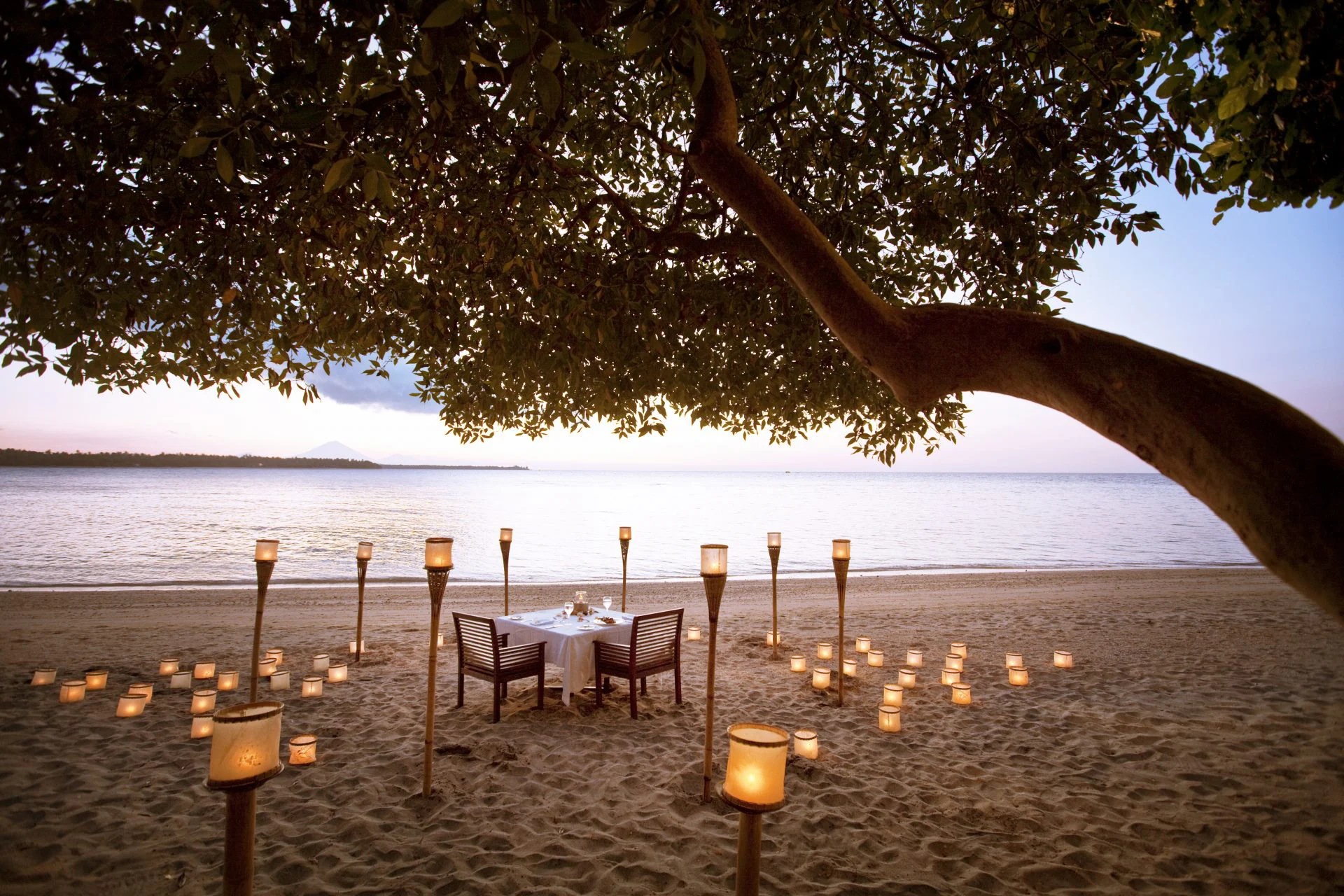 Dinner on the beach