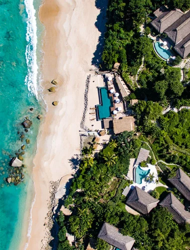 NIHI Sumba clifftop villa above the surf coast of Sumba